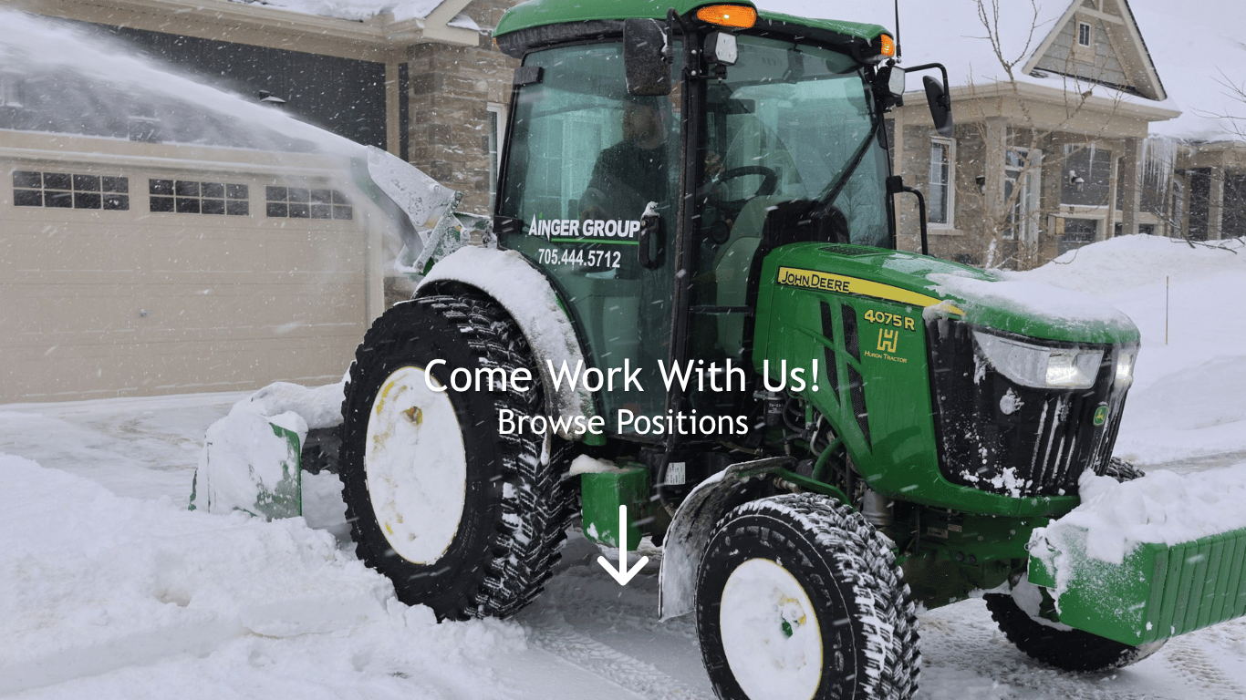 Ainger Snow Removal jobs